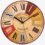 Horloge Murale Vintage Retro – Old Town