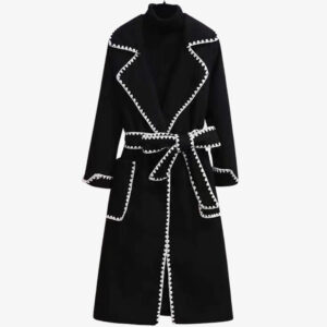 Manteau Noir Vintage – Erina