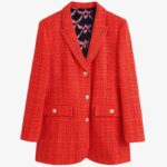 Manteau Vintage Rouge – Claudia