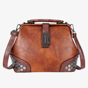 Sac Cuir Marron Femme Vintage – Frida